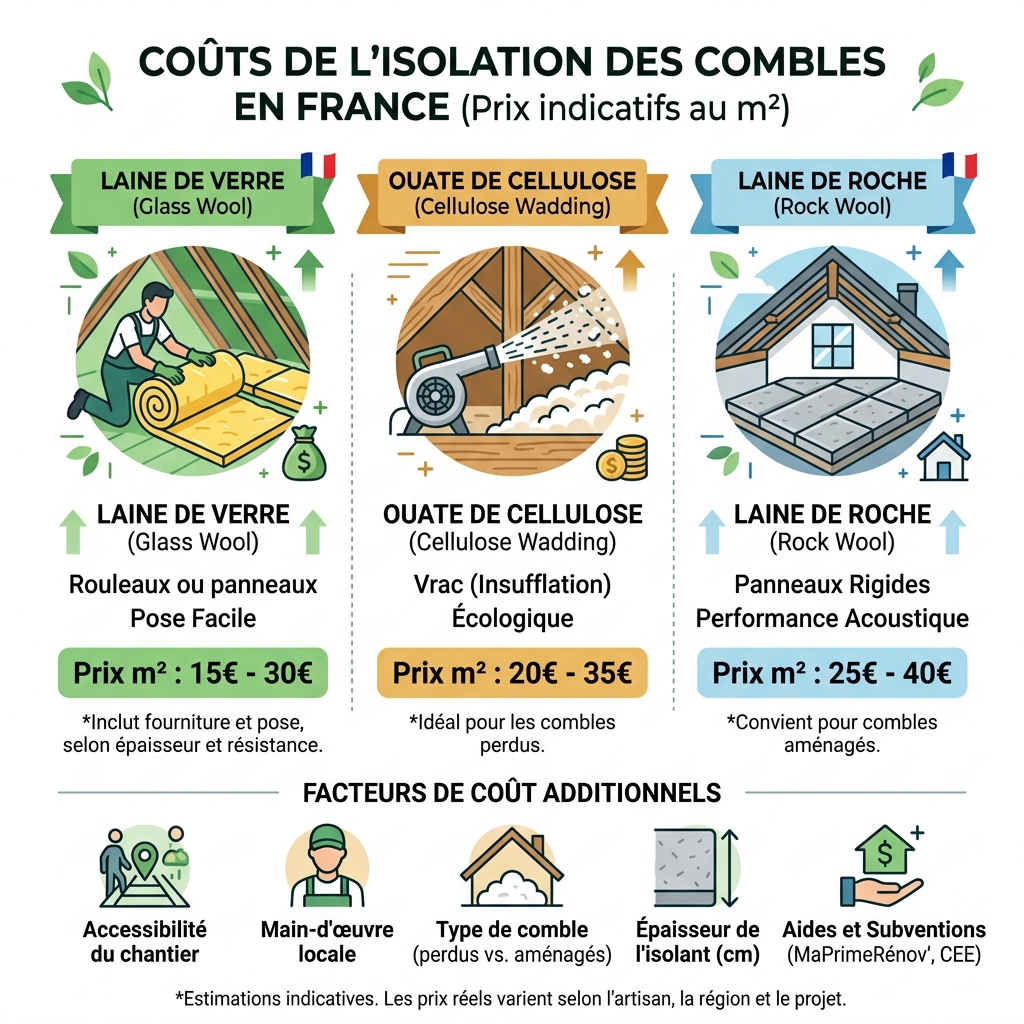 Aides Isolation Combles 2026 : MaPrimeRénov & CEE